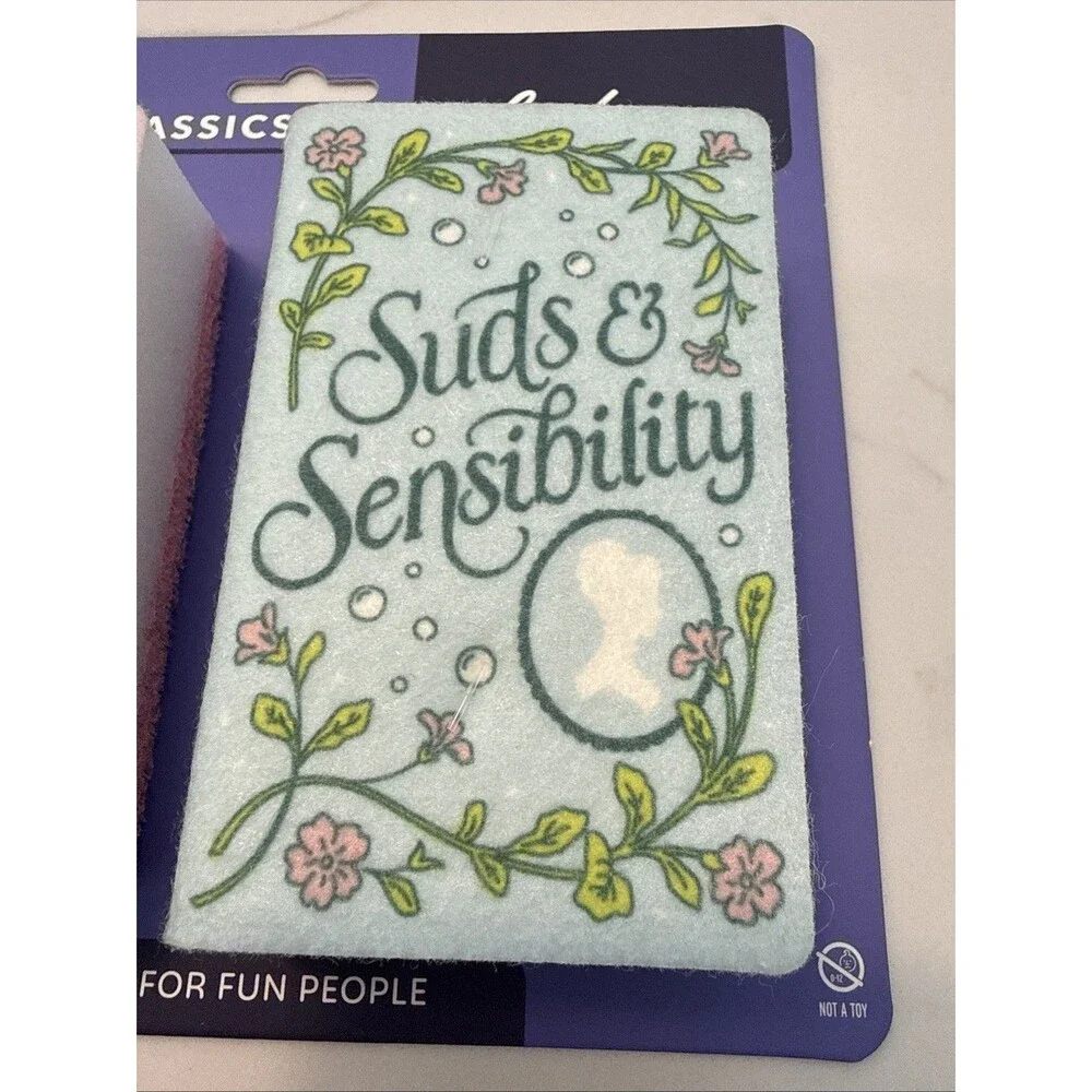 Luckyoo Cleaning Classics Sponges(2sponges ). Jane Air Dry/Suds &Sensibility